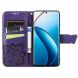 Чехол UniCase Butterfly Pattern для Realme 12 / 12 Plus - Dark Purple (355507DV). Фото 2 из 8