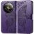 Чехол UniCase Butterfly Pattern для Realme 12 / 12 Plus - Dark Purple: фото 1 из 8