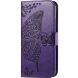 Чехол UniCase Butterfly Pattern для Realme 12 / 12 Plus - Dark Purple (355507DV). Фото 4 из 8