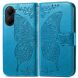 Чохол UniCase Butterfly Pattern для Xiaomi Poco X7 Pro - Blue (371771L). Фото 2 з 11
