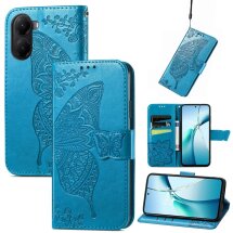 Чохол UniCase Butterfly Pattern для Xiaomi Poco X7 Pro - Blue: фото 1 з 11