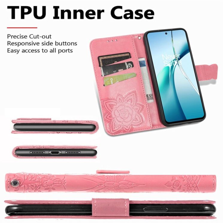 Чохол UniCase Butterfly Pattern для Xiaomi Poco X7 Pro - Blue: фото 11 з 11