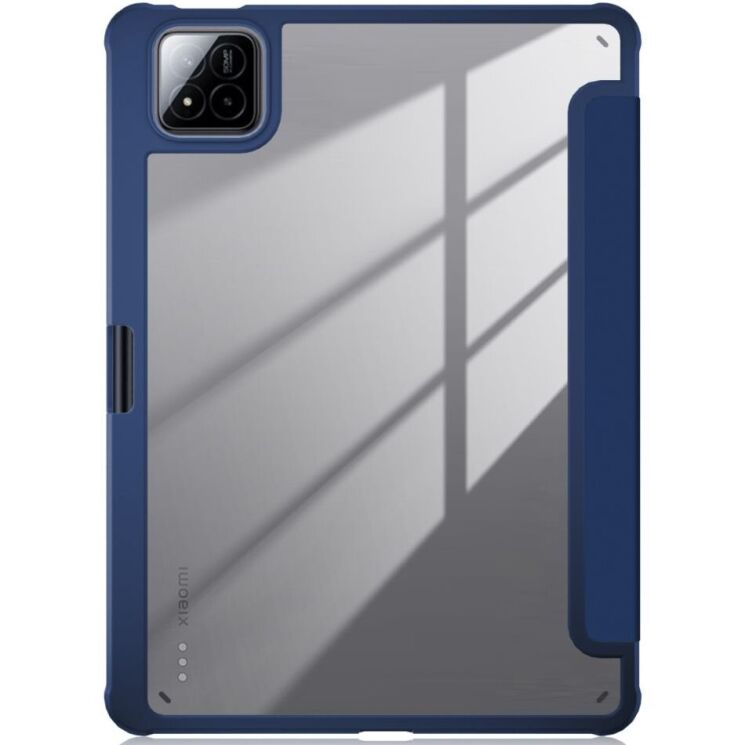 Чeхол UniCase Folio Style для Xiaomi Pad 7 / 7 Pro - Dark Blue: фото 3 из 11