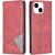 Чехол UniCase Geometric Pattern для Apple iPhone 15 - Red: фото 1 из 7