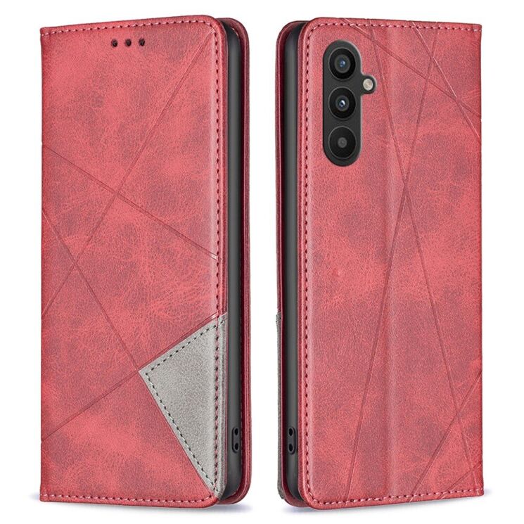 Чехол UniCase Geometric Pattern для Samsung Galaxy A34 (A346) - Red: фото 1 из 7