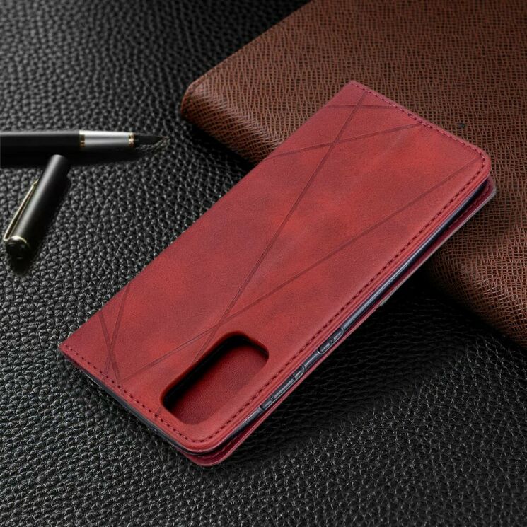 Чехол UniCase Geometric Pattern для Samsung Galaxy S20 (G980) - Red: фото 6 из 11