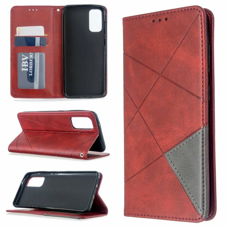Чехол UniCase Geometric Pattern для Samsung Galaxy S20 (G980) - Red: фото 1 из 11