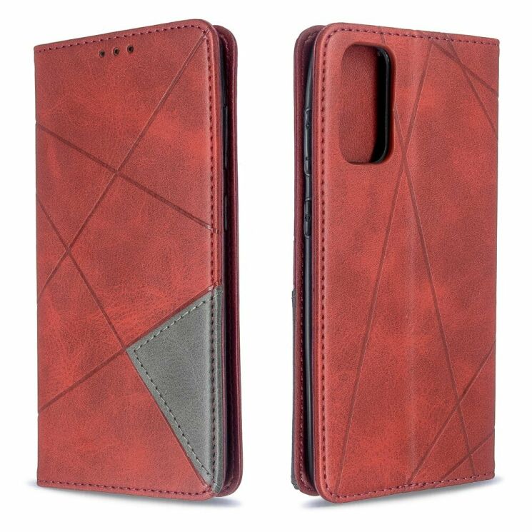 Чехол UniCase Geometric Pattern для Samsung Galaxy S20 (G980) - Red: фото 4 из 11