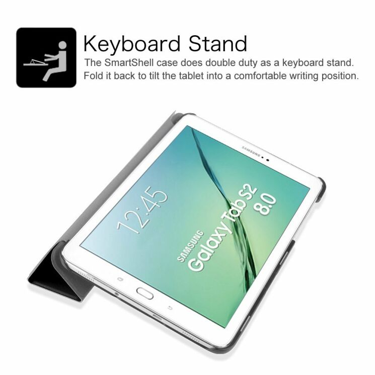 Чохол UniCase Slim для Samsung Galaxy Tab S2 8.0 (T710/715) - Black: фото 15 з 15