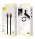 Кабель Baseus Cafule Type-C to Type-C (100W, 5A, 2m) CATKLF-AL91 - Black / Red (896040BR). Фото 24 из 24