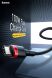 Кабель Baseus Cafule Type-C to Type-C (100W, 5A, 2m) CATKLF-AL91 - Black / Red (896040BR). Фото 7 из 24