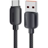 Кабель ESSAGER Breeze USB to Type-C (100W, 2m) EXC7A-WLA01-P - Black: фото 1 из 8