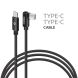 Кабель Intaleo SilkLink Arc Type-C to Type-C (60W, 1.2m) - Black (896535B). Фото 1 з 5