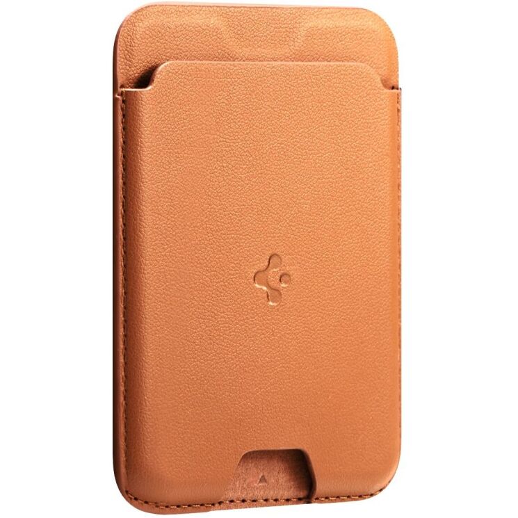 Кардхолдер Spigen Valentinus 3 Cards (MagFit) AFA11339 - Metallic Orange: фото 8 из 14