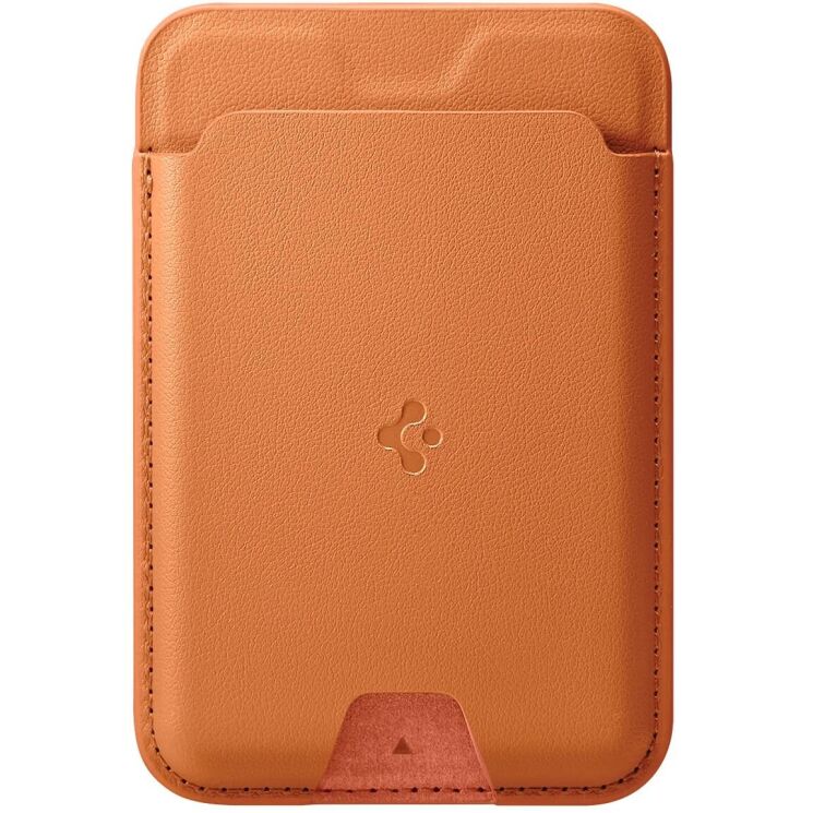 Кардхолдер Spigen Valentinus 3 Cards (MagFit) AFA11339 - Metallic Orange: фото 3 из 14