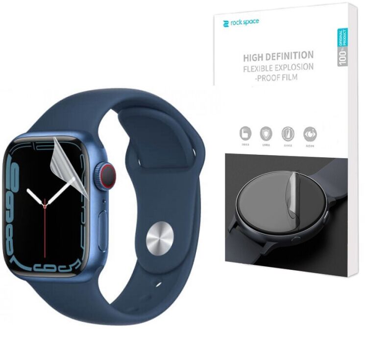 Комплект пленок (6шт) RockSpace Watch Film для Apple Watch 41 mm (7 / 8 / 9 Series): фото 1 из 6