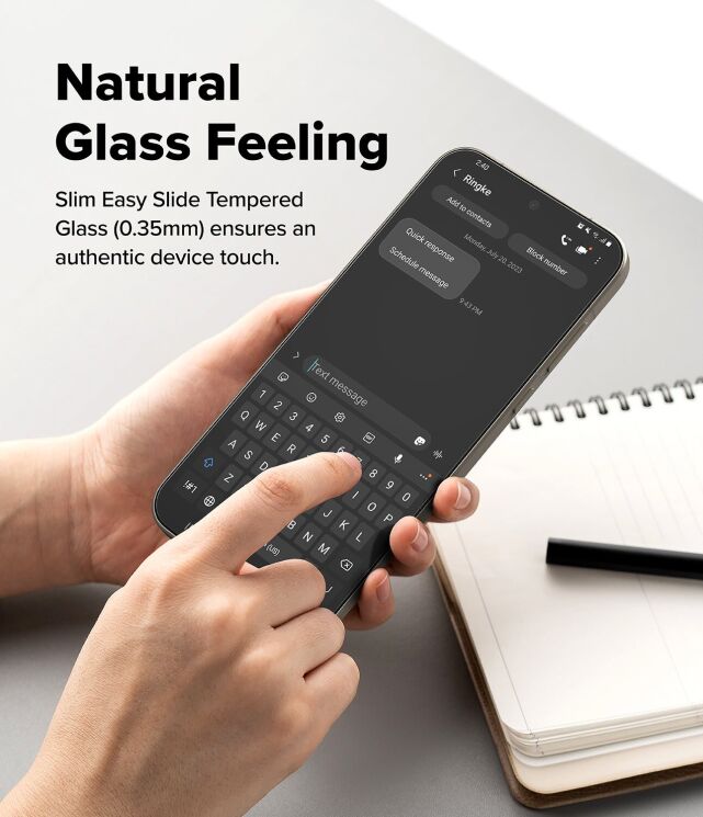 Комплект захисних стекол (2шт) Ringke Easy Slide Tempered Glass для OnePlus 15 (8800328814363): фото 9 з 18