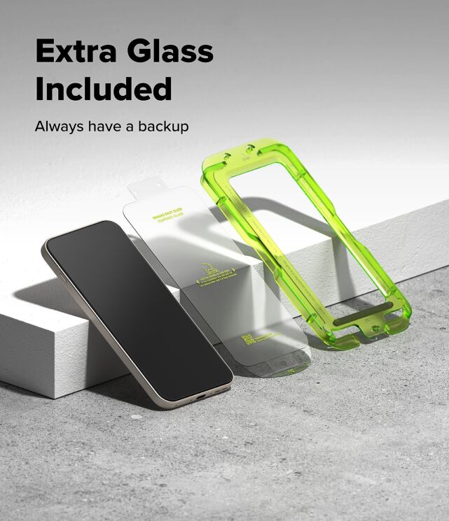 Комплект захисних стекол (2шт) Ringke Easy Slide Tempered Glass для OnePlus 15 (8800328814363): фото 6 з 18