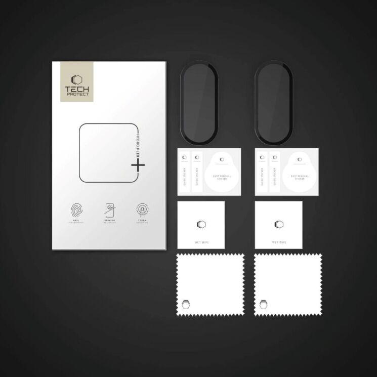 Комплект захисних стекол (2шт) Tech-Protect Glass Flex + для Xiaomi Mi Smart Band 10 - Black: фото 4 з 4