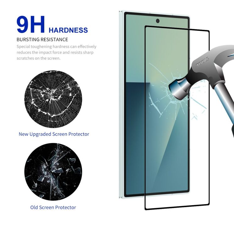 Комплект защитных стекол HAT PRINCE Full Glue Samsung Galaxy Fold 7: фото 3 из 8