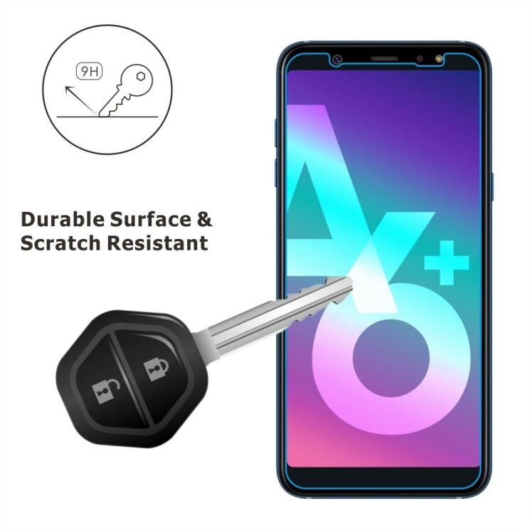 Комплект защитных стекол ITIETIE 2.5D 9H для Samsung Galaxy A6+ 2018 (A605): фото 2 из 7