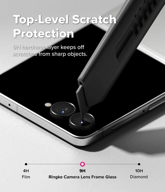 Комплект захисних стекол на камеру Ringke Camera Frame для Samsung Galaxy Flip 8 (8800380460621) - Black: фото 10 з 20