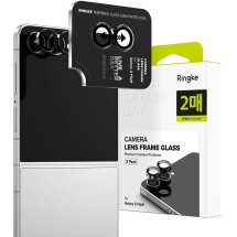 Комплект захисних стекол на камеру Ringke Camera Frame для Samsung Galaxy Flip 8 (8800380460621) - Black: фото 1 з 20