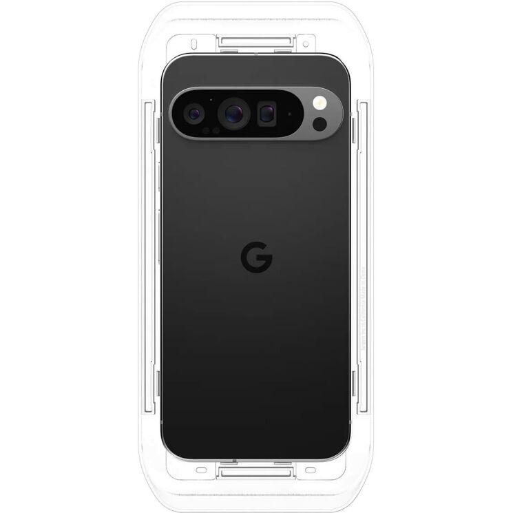 Комплект защитных стекол Spigen (SGP) GLAS.tR EZ Fit Privacy для Google Pixel 9 / 9 Pro (AGL09312) - Black: фото 7 из 13