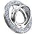 Магнитное кольцо-держатель Deexe Lumina Ring - Silver: фото 1 из 6