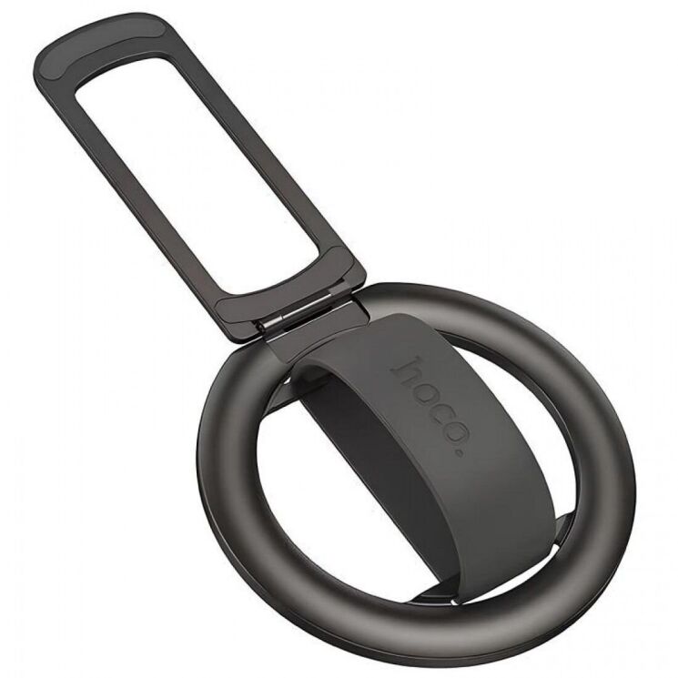 Магнитное кольцо-держатель Hoco GH10 - Metal Gray: фото 3 из 8