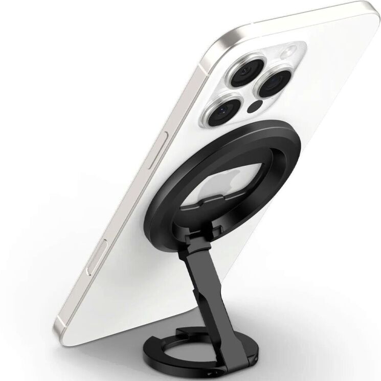 Магнітне кільце-тримач Spigen O-Mag Ring (AMP08822) - Black: фото 6 з 14