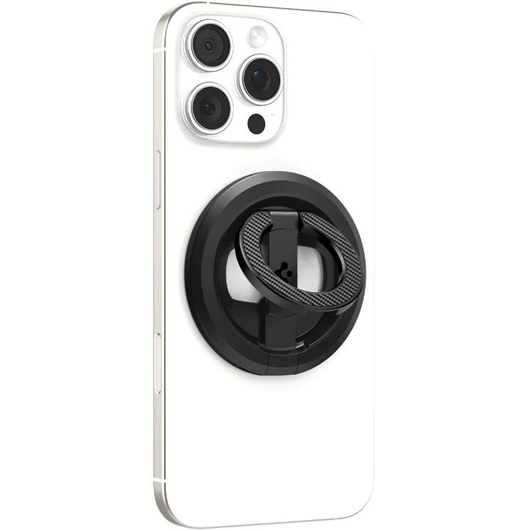 Магнітне кільце-тримач Spigen O-Mag Ring (AMP08822) - Black: фото 4 з 14