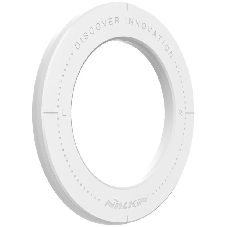 Магнитное кольцо NILLKIN SnapHold Ultra Magnetic Sticker - White: фото 1 из 16