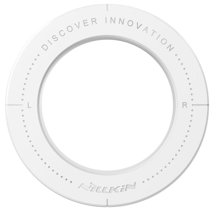 Магнитное кольцо NILLKIN SnapHold Ultra Magnetic Sticker - White: фото 2 из 16