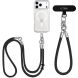Набір ремінців Tech-Protect C10S Rope Crossbody - Black / Titanium (983019B). Фото 3 з 10