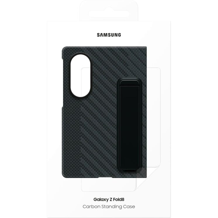 Оригинальный чехол Carbon Standing Case для Samsung Galaxy Fold 8 (EF-XF971SBEGUA) - Black: фото 7 из 7
