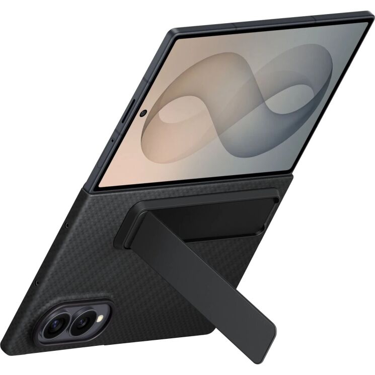 Оригинальный чехол Carbon Standing Case для Samsung Galaxy Fold 8 (EF-XF971SBEGUA) - Black: фото 4 из 7