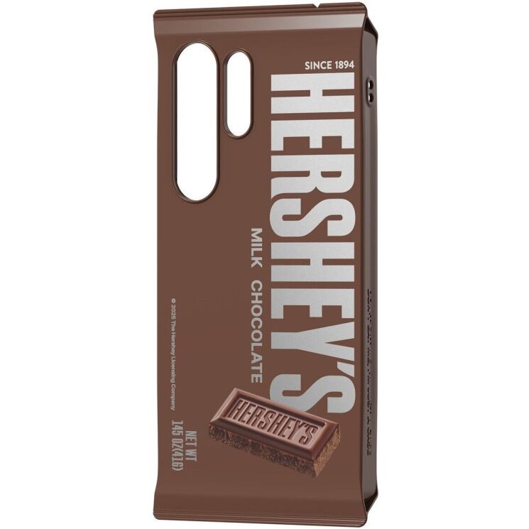 Оригинальный чехол Hershey's Milk Chocolate Snack Case для Samsung Galaxy S25 Ultra (S938) GP-FPS938SBBAW - Brown (379560Z) Оригинальный чехол Hershey's Milk Chocolate Snack Case для Samsung Galaxy S25 Ultra (S938) GP-FPS938SBBAW - Brown: фото 2 из 3