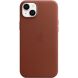 Оригінальний чохол Leather Case with MagSafe для Apple iPhone 14 Plus (MPPD3) - Umber (306714Z). Фото 3 з 5