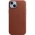 Оригінальний чохол Leather Case with MagSafe для Apple iPhone 14 Plus (MPPD3) - Umber: фото 1 з 5