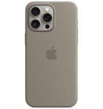Оригінальний чохол Silicone Case with MagSafe для Apple iPhone 15 Pro Max (MT1Q3) - Clay: фото 1 з 4