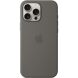 Оригинальный чехол Silicone Case with MagSafe для Apple iPhone 16 Pro Max (MYYV3) - Stone Gray (366356H). Фото 1 из 4