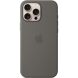 Оригинальный чехол Silicone Case with MagSafe для Apple iPhone 16 Pro Max (MYYV3) - Stone Gray (366356H). Фото 4 из 4
