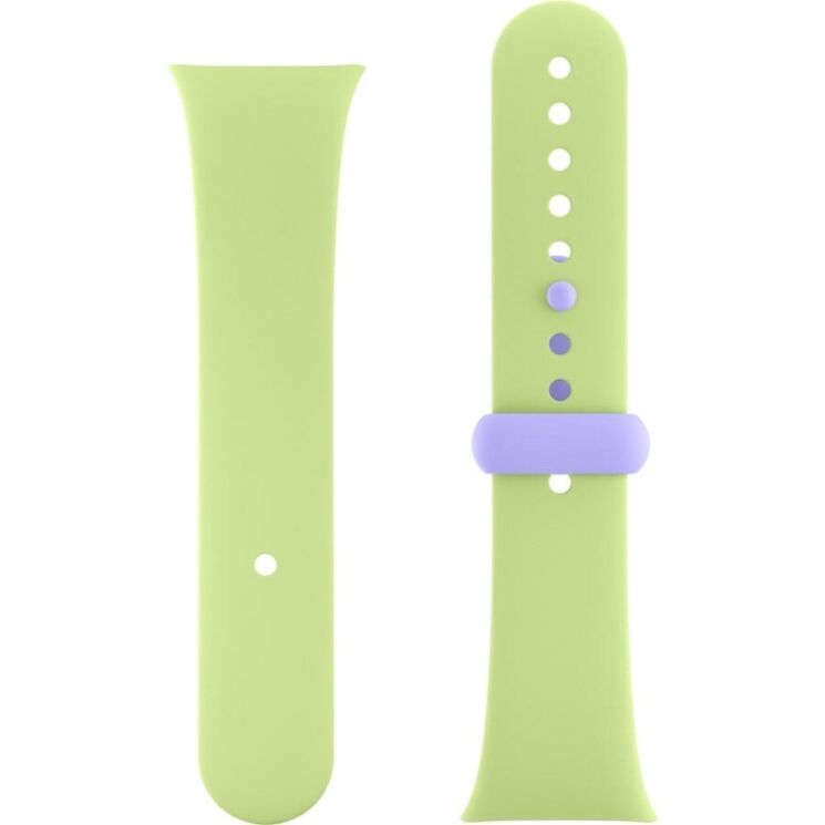 Оригинальный ремешок Silicone Strap для Xiaomi Redmi Watch 3 (BHR6938GL) - Lime Green: фото 4 из 4