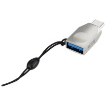 Перехідник Hoco UA9 Type-C to USB - White: фото 1 з 9