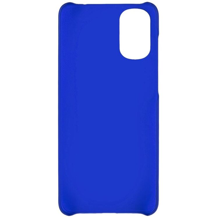 Пластиковый чехол Deexe Hard Shell для Motorola Moto G22 - Blue: фото 3 из 7