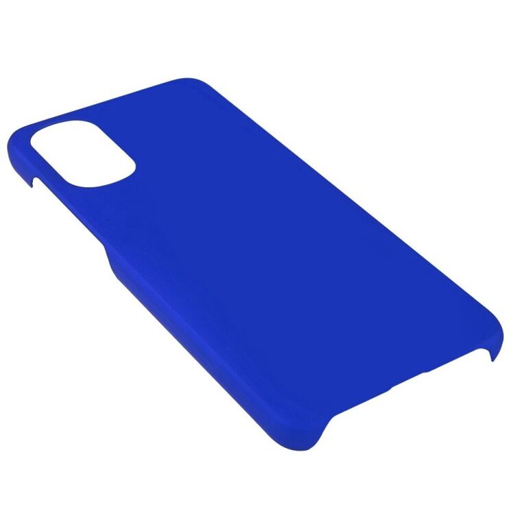 Пластиковый чехол Deexe Hard Shell для Motorola Moto G22 - Blue: фото 4 из 7