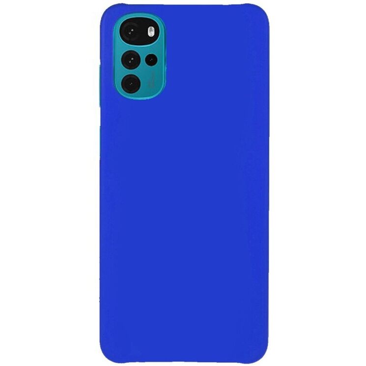 Пластиковый чехол Deexe Hard Shell для Motorola Moto G22 - Blue: фото 1 из 7