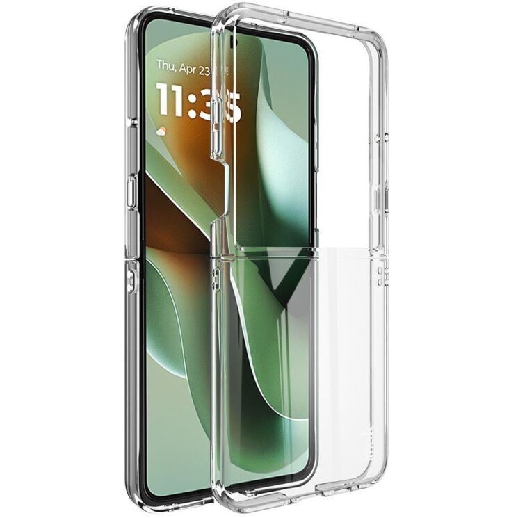 Пластиковый чехол IMAK Crystal II Pro (FF) для Motorola Razr 60 Ultra - Transparent: фото 1 из 7