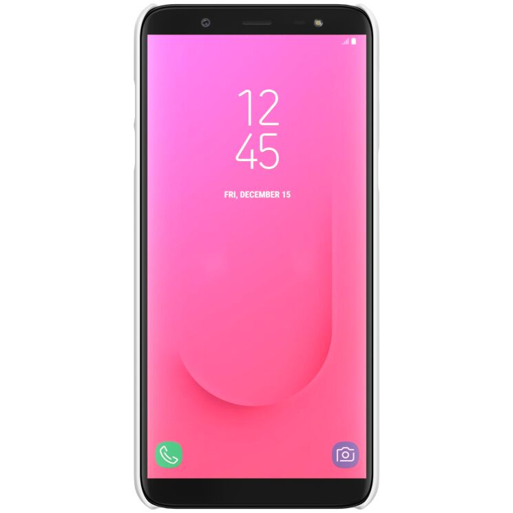 Пластиковый чехол NILLKIN Frosted Shield для Samsung Galaxy J8 2018 (J810) - White: фото 2 из 7